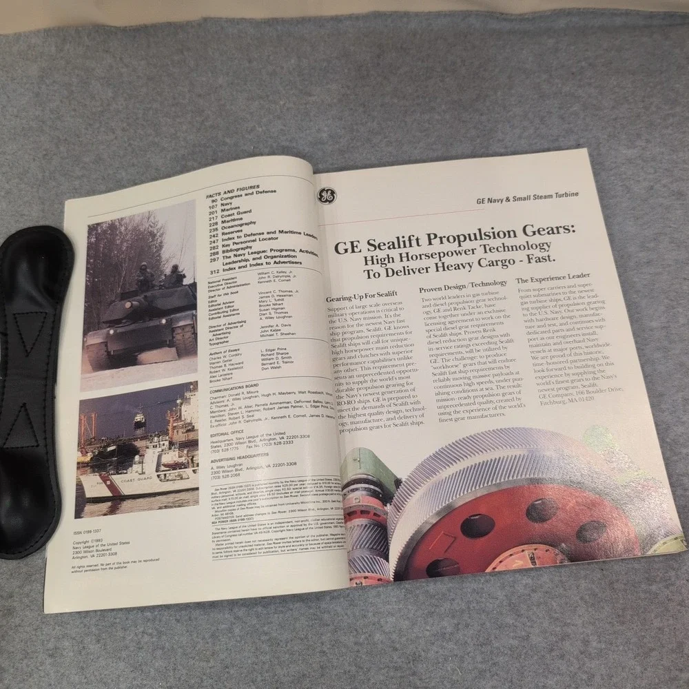 Sea Power Magazine January 1993 Special Edition Navy League United States VG - Picture 3 of 4